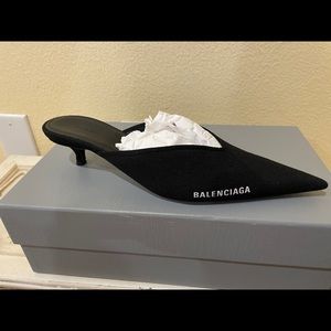 Balenciaga Knife Knit Mules